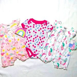 NWT 3pcs Baby Onesie